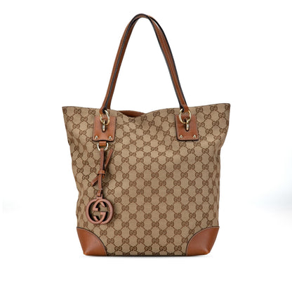 Gucci GG Canvas GG Charm Tote (s2pq0g)