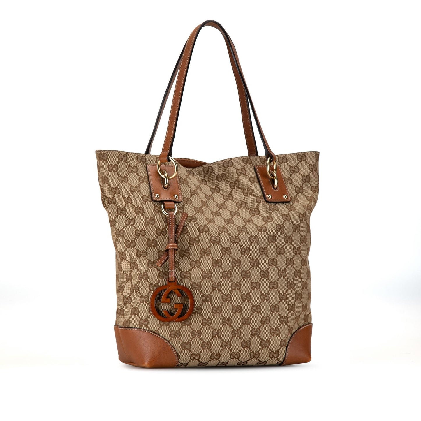Gucci GG Canvas GG Charm Tote (s2pq0g)