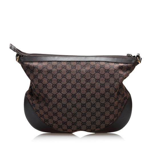 Gucci GG Canvas Half Moon Crossbody (37361)