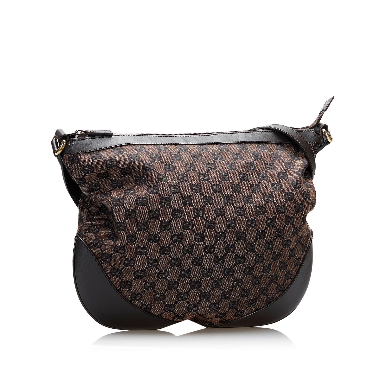 Gucci GG Canvas Half Moon Crossbody (37361)