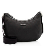 Gucci GG Canvas Half Moon Medium Messenger Bag (SHF-aTmqfv)