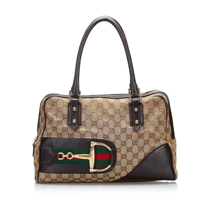 Gucci GG Canvas Hasler Handbag (kbVyMT)