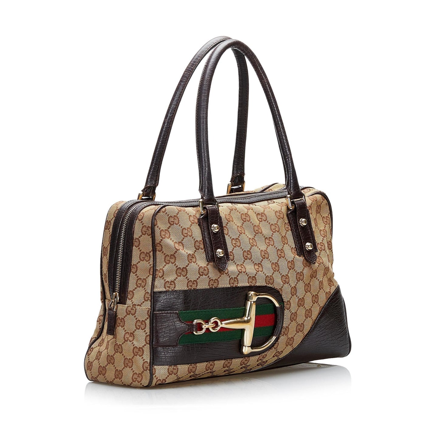 Gucci GG Canvas Hasler Handbag (kbVyMT)