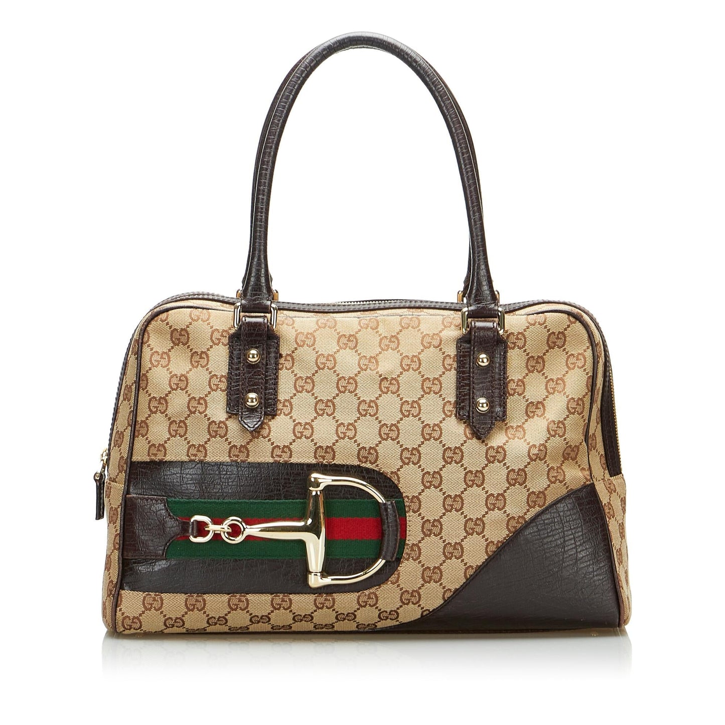 Gucci GG Canvas Hasler Handbag (7i2EZI)