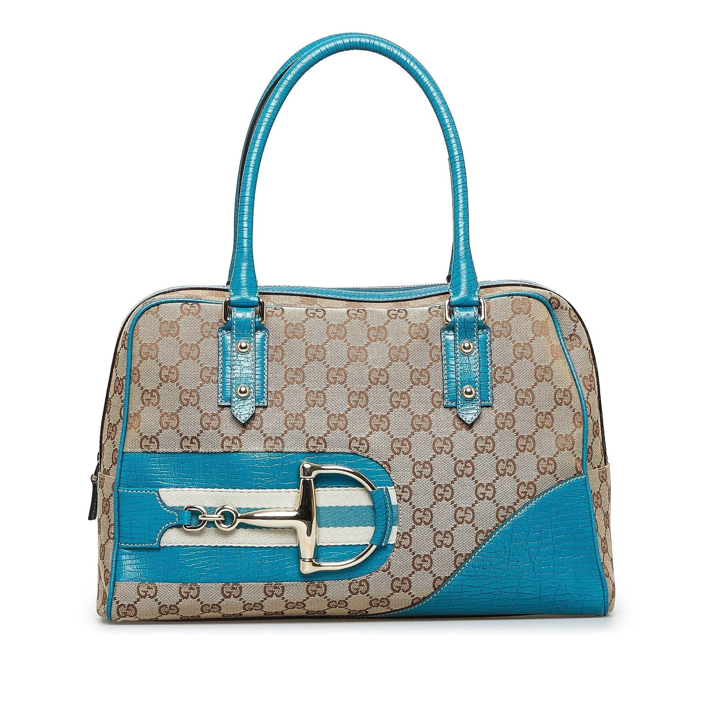 Gucci GG Canvas Hasler Handbag (0vFtKP)