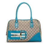 Gucci GG Canvas Hasler Handbag (0vFtKP)
