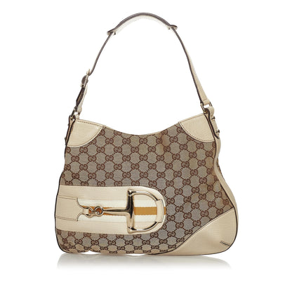 Gucci GG Canvas Hasler Shoulder Bag (33637)