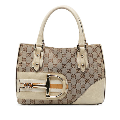 Gucci GG Canvas Hasler Web Shoulder Bag (gXgbJg)