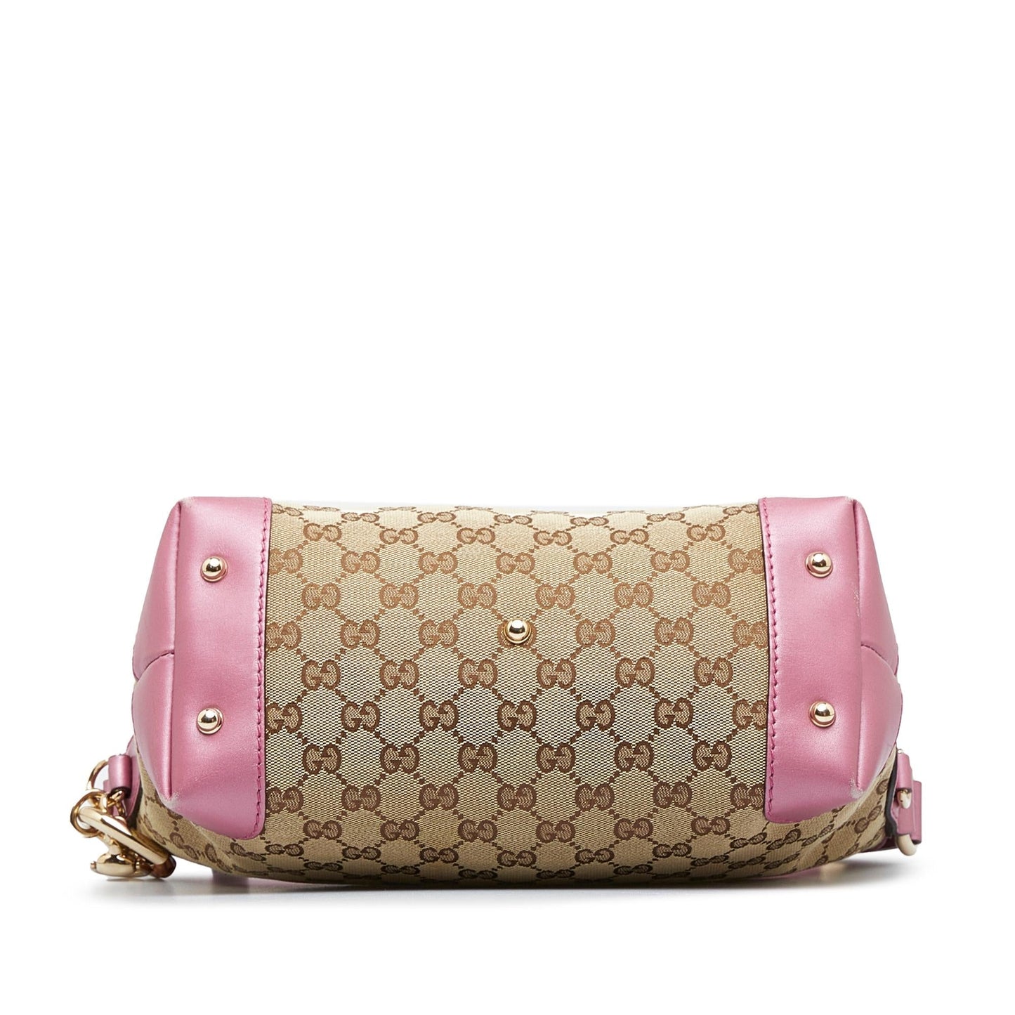 Gucci GG Canvas Heart Bit Handbag (6OMg8o)