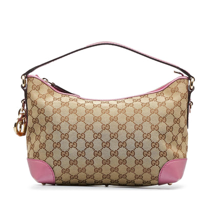Gucci GG Canvas Heart Bit Handbag (6OMg8o)