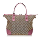 Gucci GG Canvas Heart Bit Satchel (SHG-32482)