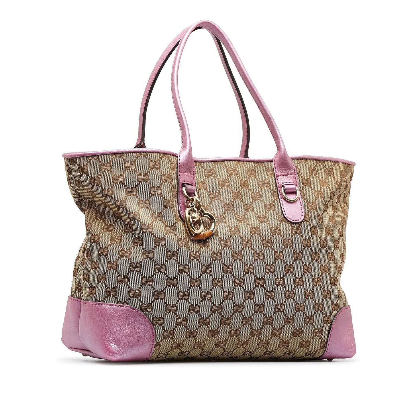 Gucci GG Canvas Heart Bit Tote (8tNWwL)