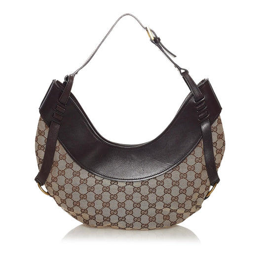 Gucci GG Canvas Hobo Bag (33744)