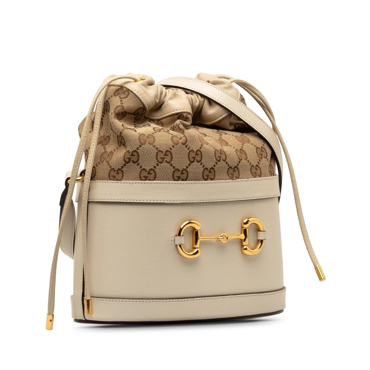 Gucci GG Canvas Horsebit 1955 Bucket Bag (sD1os5)
