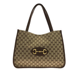 Gucci GG Canvas Horsebit 1955 Tote Bag (f3BOeU)