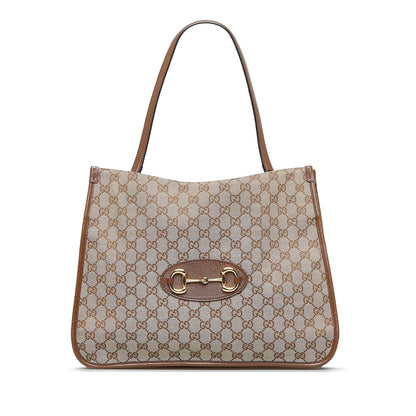 Gucci GG Canvas Horsebit 1955 (efXOqF)