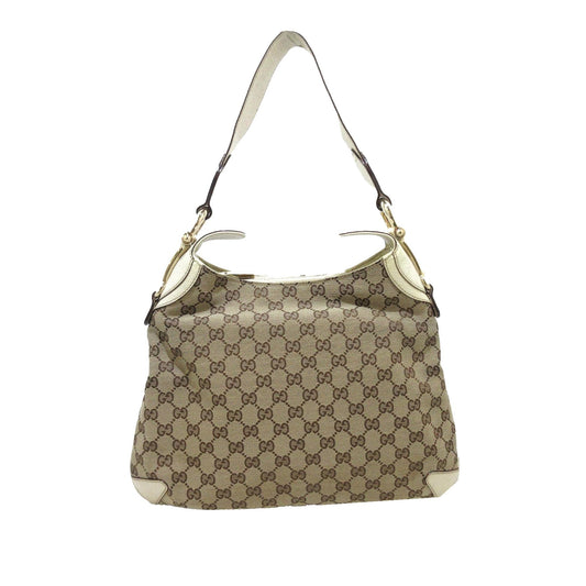Gucci GG Canvas Horsebit Creole Hobo Bag (6V5vLp)