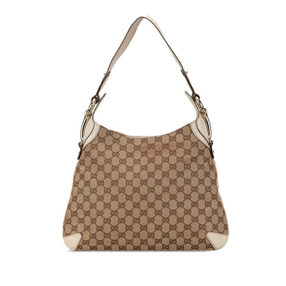 Gucci GG Canvas Horsebit Creole Hobo Bag (W6hAf3)