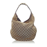 Gucci GG Canvas Horsebit Hobo Bag (33455)