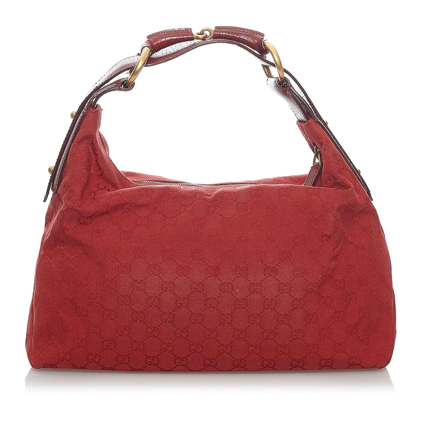 Gucci GG Canvas Horsebit Hobo Handbag (SHG-30289)