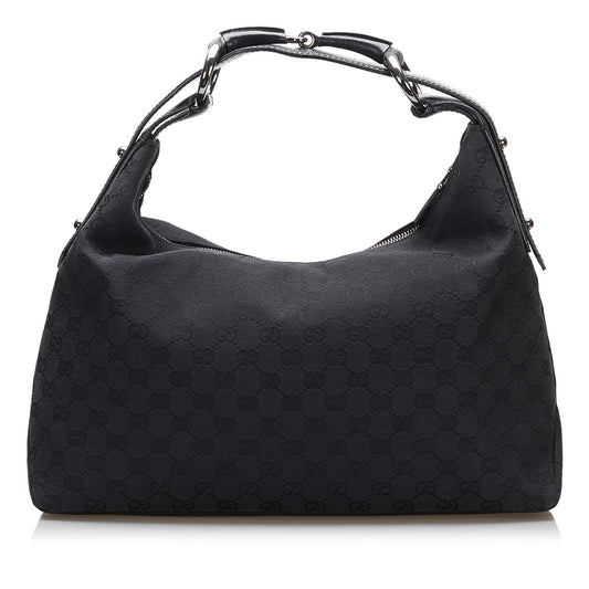 Gucci GG Canvas Horsebit Hobo (36979)