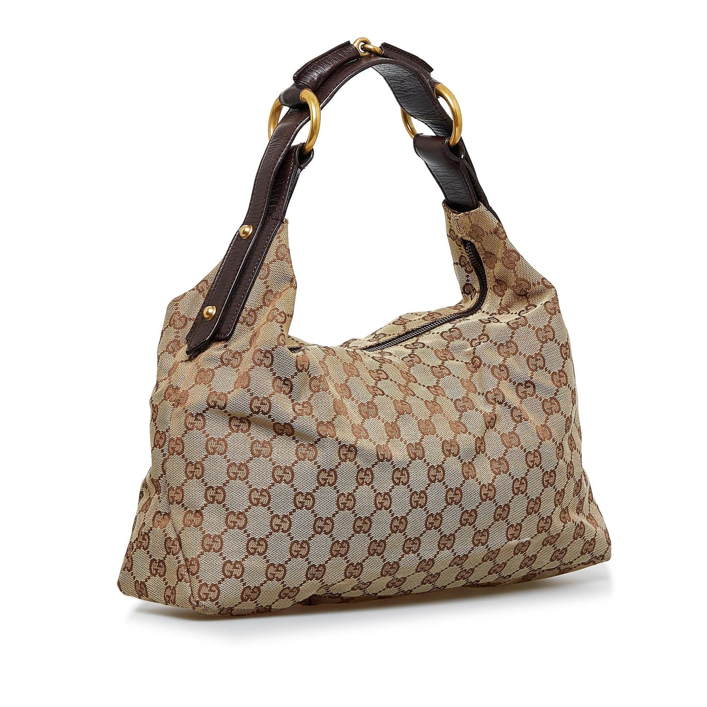 Gucci GG Canvas Horsebit Hobo (Df8Cbe)