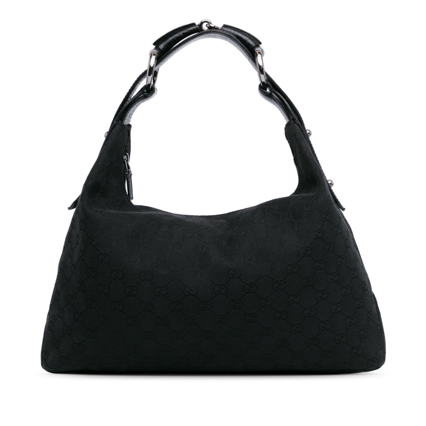 Gucci GG Canvas Horsebit Hobo (07dStE)