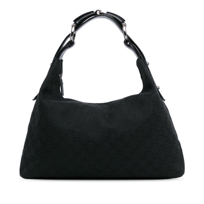 Gucci GG Canvas Horsebit Hobo (07dStE)