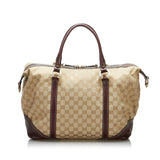 Gucci GG Canvas Horsebit Nail Boston Bag (OlogME)