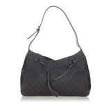 Gucci GG Canvas Horsebit Shoulder Bag (31966)