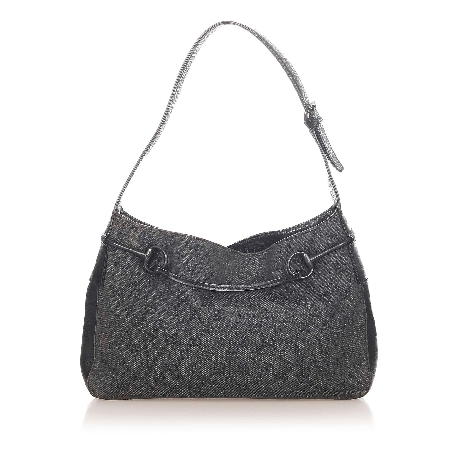 Gucci GG Canvas Horsebit Shoulder Bag (32126)