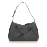 Gucci GG Canvas Horsebit Shoulder Bag (SHG-32126)