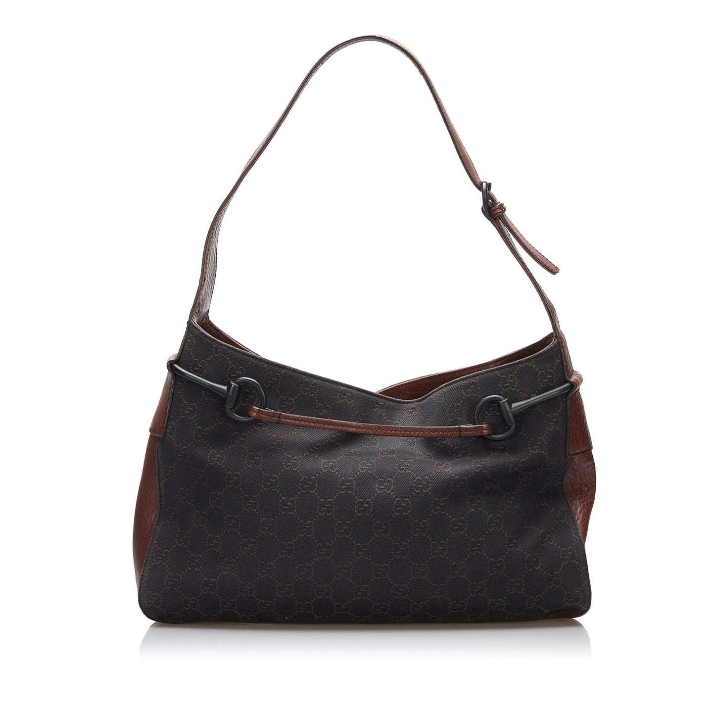 Gucci GG Canvas Horsebit Shoulder Bag (JXZoIh)