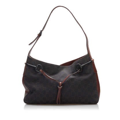 Gucci GG Canvas Horsebit Shoulder Bag (JXZoIh)