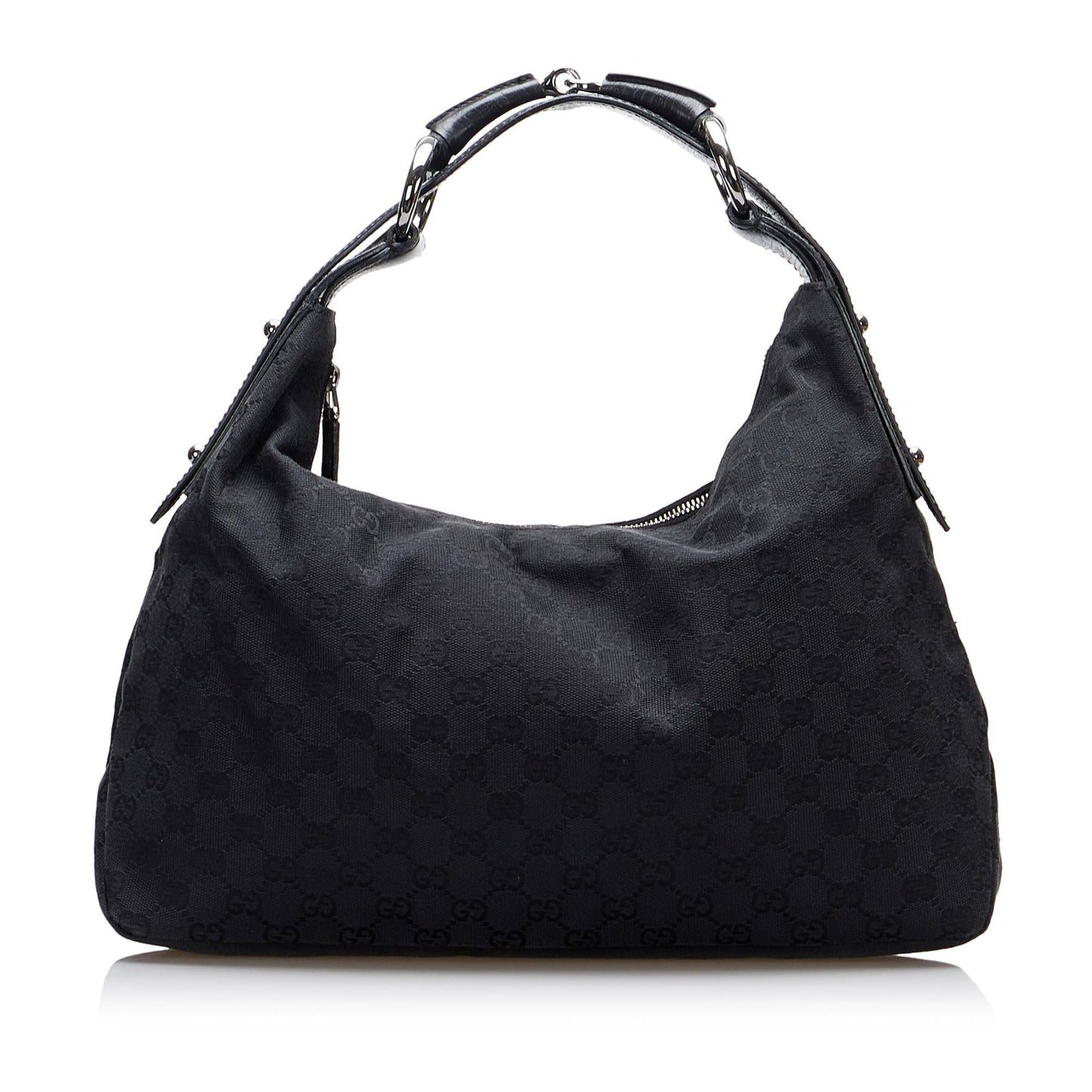 Gucci GG Canvas Horsebit Shoulder Bag (wbDRzT)