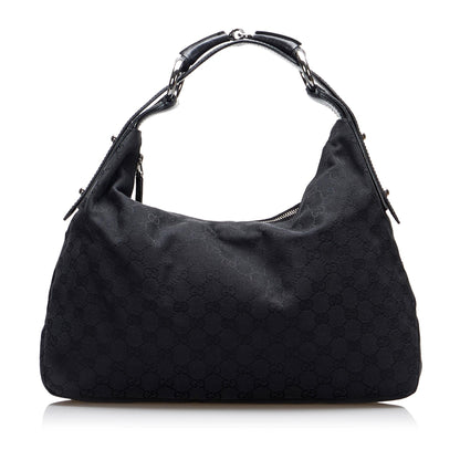 Gucci GG Canvas Horsebit Shoulder Bag (wbDRzT)