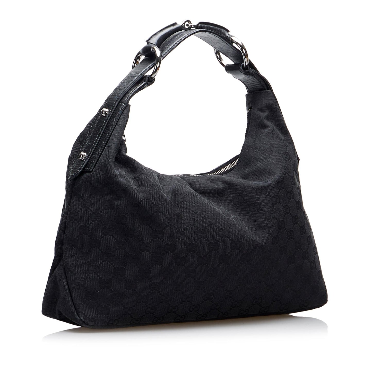 Gucci GG Canvas Horsebit Shoulder Bag (wbDRzT)