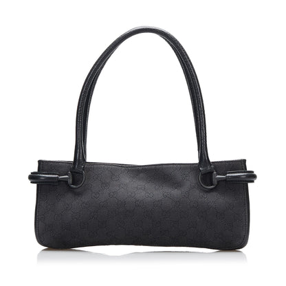 Gucci GG Canvas Horsebit Shoulder Bag (QoPRpW)