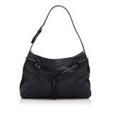 Gucci GG Canvas Horsebit Shoulder Bag (3xYnnv)