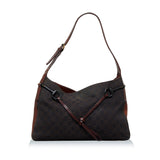Gucci GG Canvas Horsebit Shoulder Bag (LWBer5)