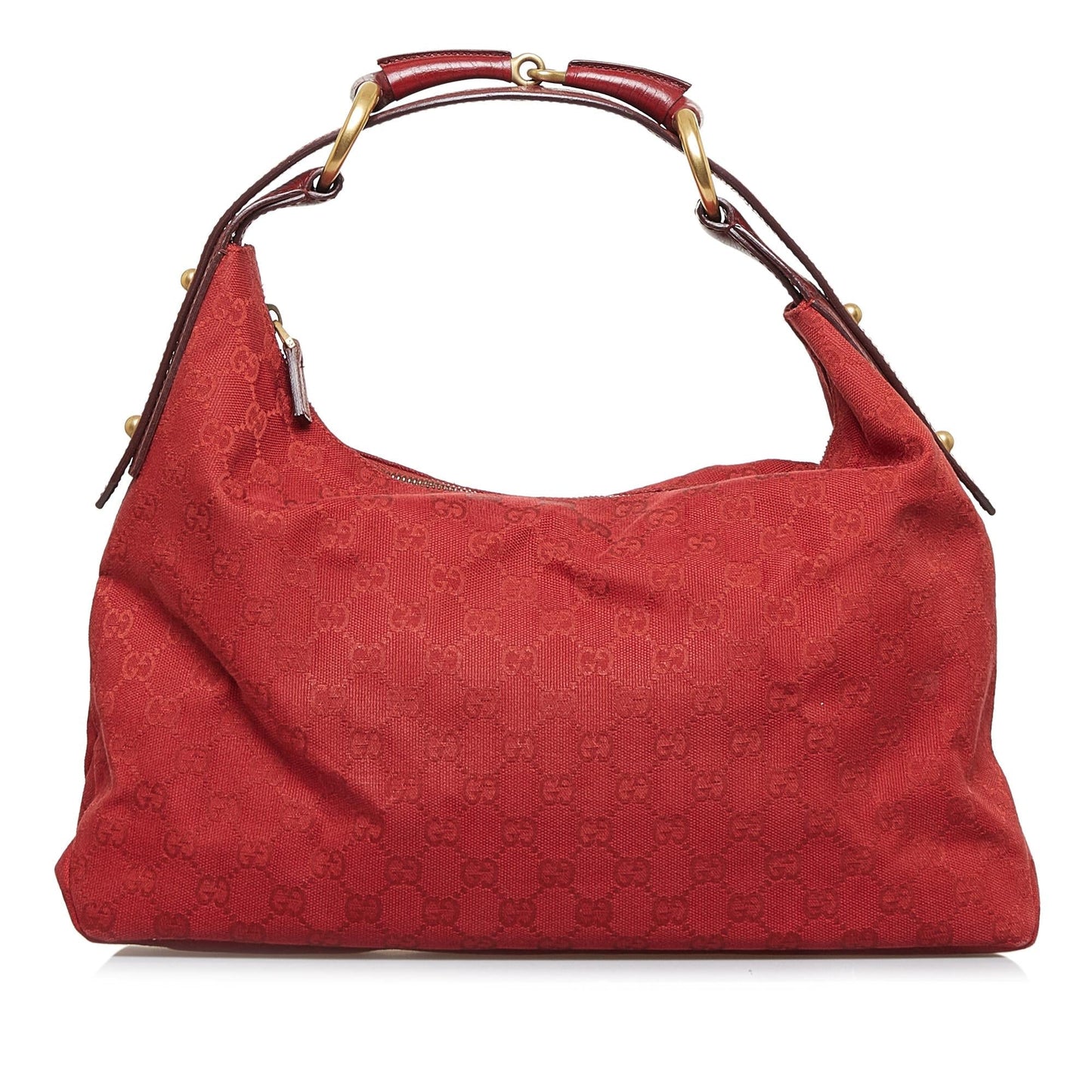 Gucci GG Canvas Horsebit Shoulder Bag (uF7nDd)