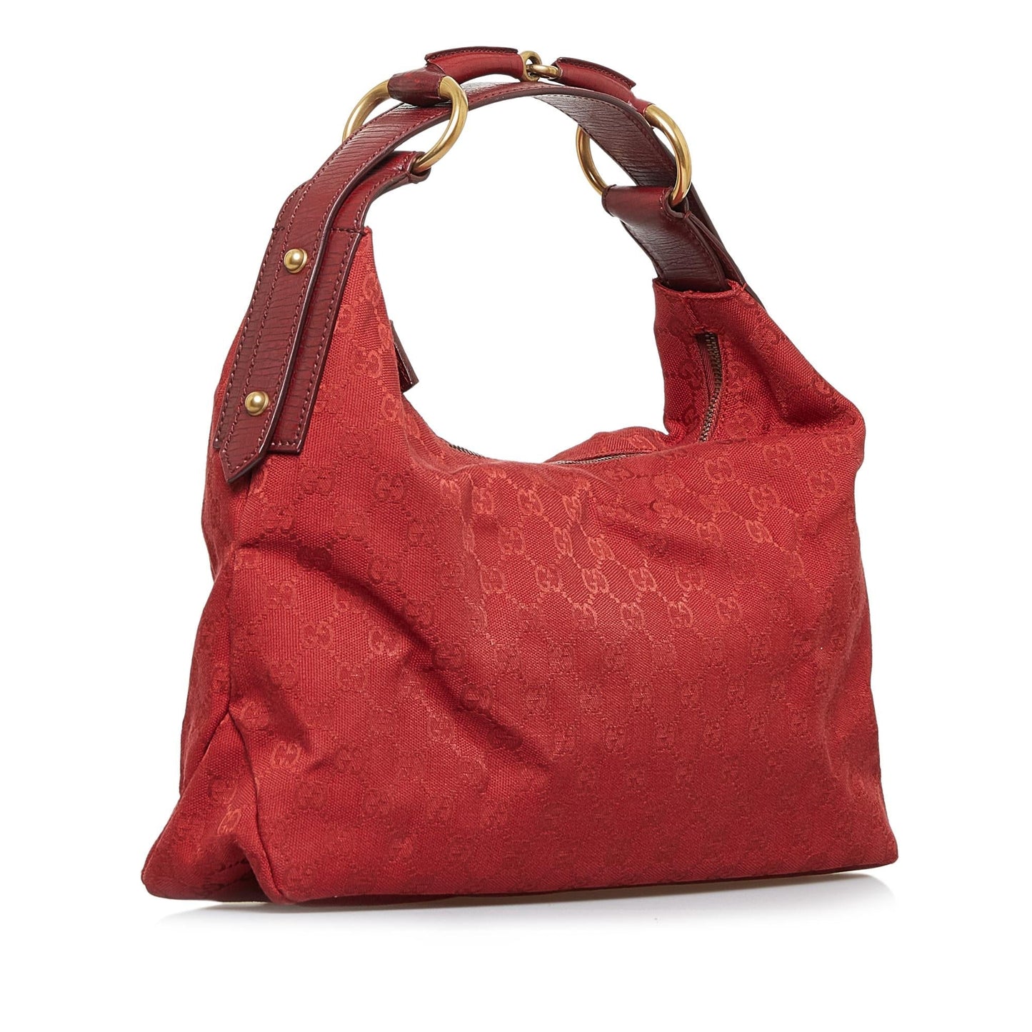 Gucci GG Canvas Horsebit Shoulder Bag (uF7nDd)