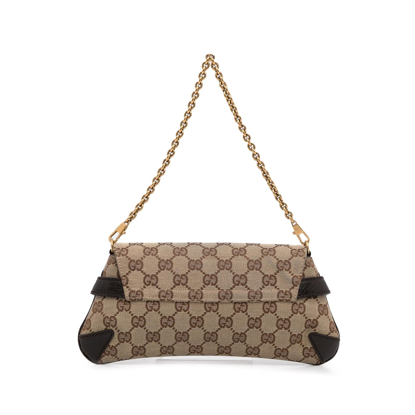 Gucci GG Canvas Horsebit Shoulder Bag (b3Qp4w)