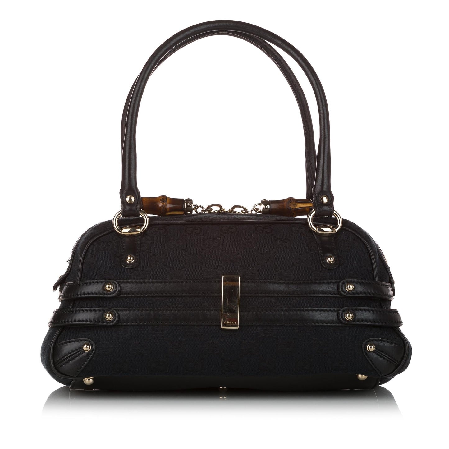 Gucci GG Canvas Horsebit Wave Handbag (31049)