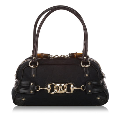 Gucci GG Canvas Horsebit Wave Handbag (31049)