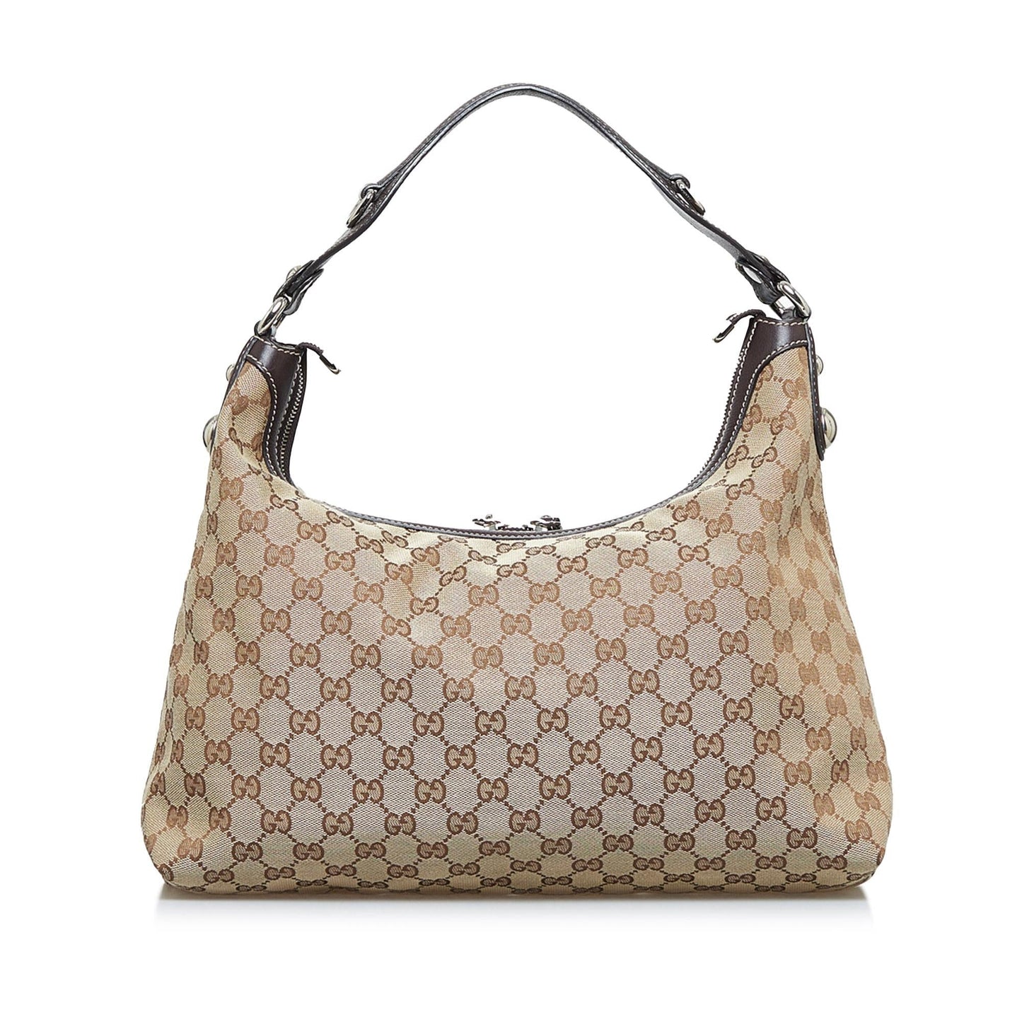 Gucci GG Canvas Icon Bit Satchel (u2vEb8)