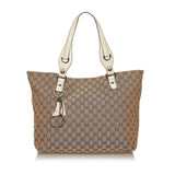 Gucci GG Canvas Icon Bit Tote Bag (SHG-28557)