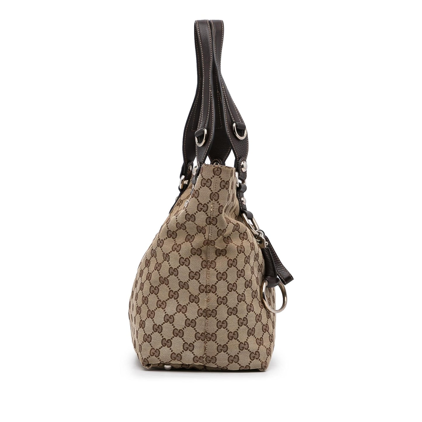 Gucci GG Canvas Icon Bit Tote (e1bc9h)