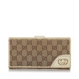 Gucci GG Canvas Interlocking G Long Wallet (SHG-29699)