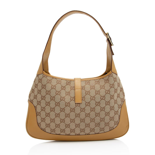 Gucci GG Canvas Jackie Hobo (SHF-fUN11C)